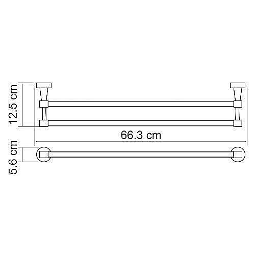 Полотенцедержатель WasserKRAFT Isen К-4040 купить в интернет-магазине сантехники Sanbest