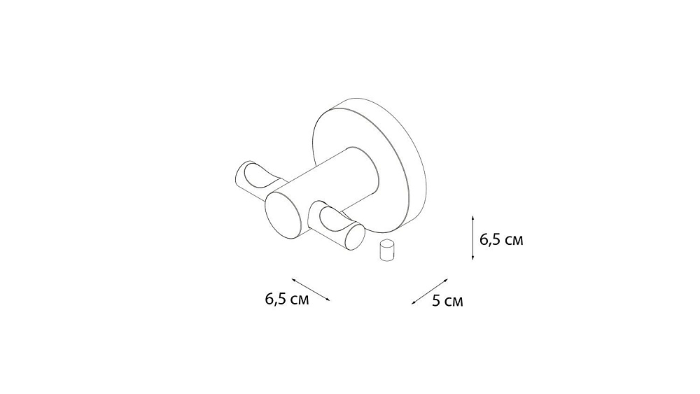 Крючок FIXSEN HOTEL FX-31005C купить в интернет-магазине сантехники Sanbest