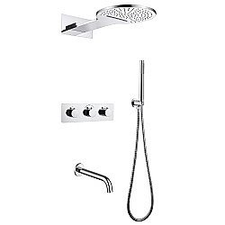 Душевая система Abber WASSER KREIS AF8150 хром купить в интернет-магазине сантехники Sanbest