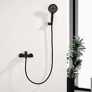 Смеситель для ванны Black&white Gravity GL-9101-MB черный матовый купить в интернет-магазине сантехники Sanbest