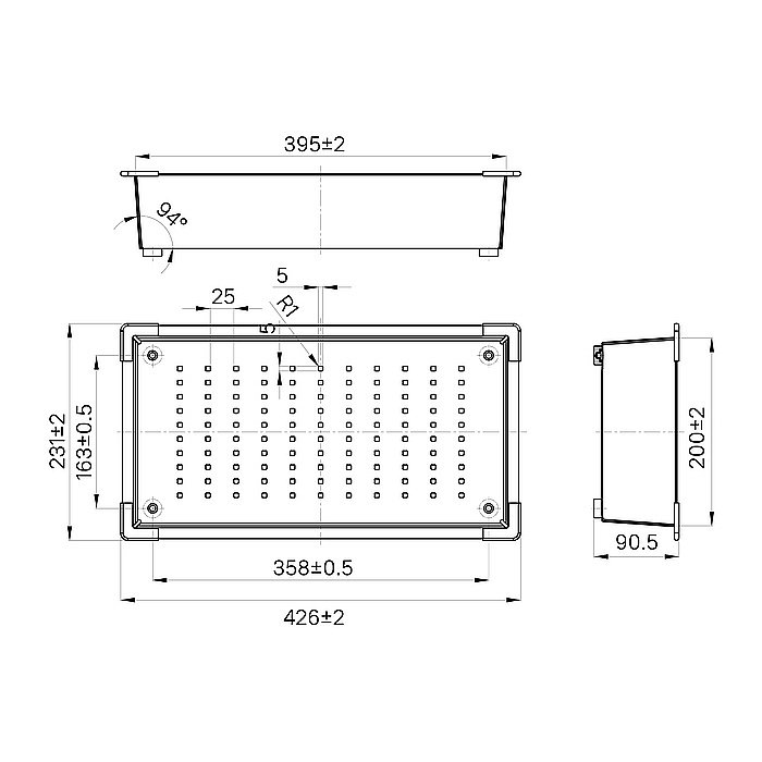 Коландер Iddis Kitchen Line 426х231 KOL23S0i59 сатин купить в интернет-магазине сантехники Sanbest