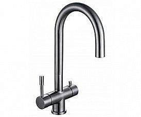 Смеситель для кухни Zorg Inox SZR-1339 F-A Сталь купить в интернет-магазине сантехники Sanbest