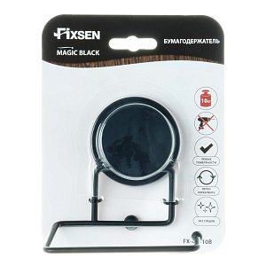 Держатель для туалетной бумаги Fixsen Magic Black FX-45010B купить в интернет-магазине сантехники Sanbest