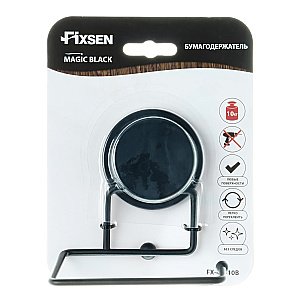 Держатель для туалетной бумаги Fixsen Magic Black FX-45010B купить в интернет-магазине сантехники Sanbest