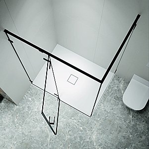 Душевой уголок RGW Stilvoll SV-040-B 120х90 353204029-24 стекло матовое/профиль черный купить в интернет-магазине Sanbest