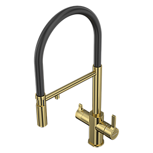 Смеситель для кухни Elghansa 56F5511-MattGold золото матовое купить в интернет-магазине сантехники Sanbest