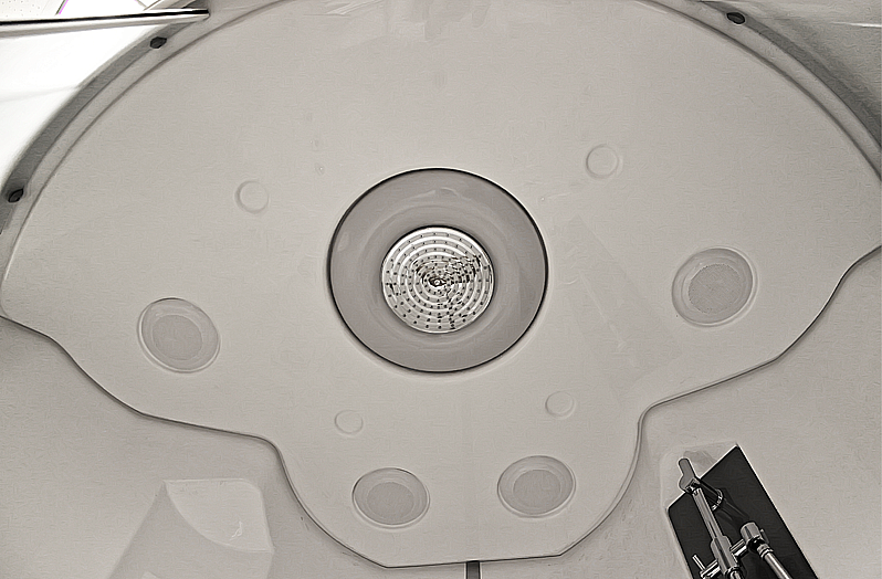 Душевой бокс Радомир Даниэла К2 140х140 1-04-6-0-5-0750 стекло прозрачное/профиль черный купить в интернет-магазине Sanbest