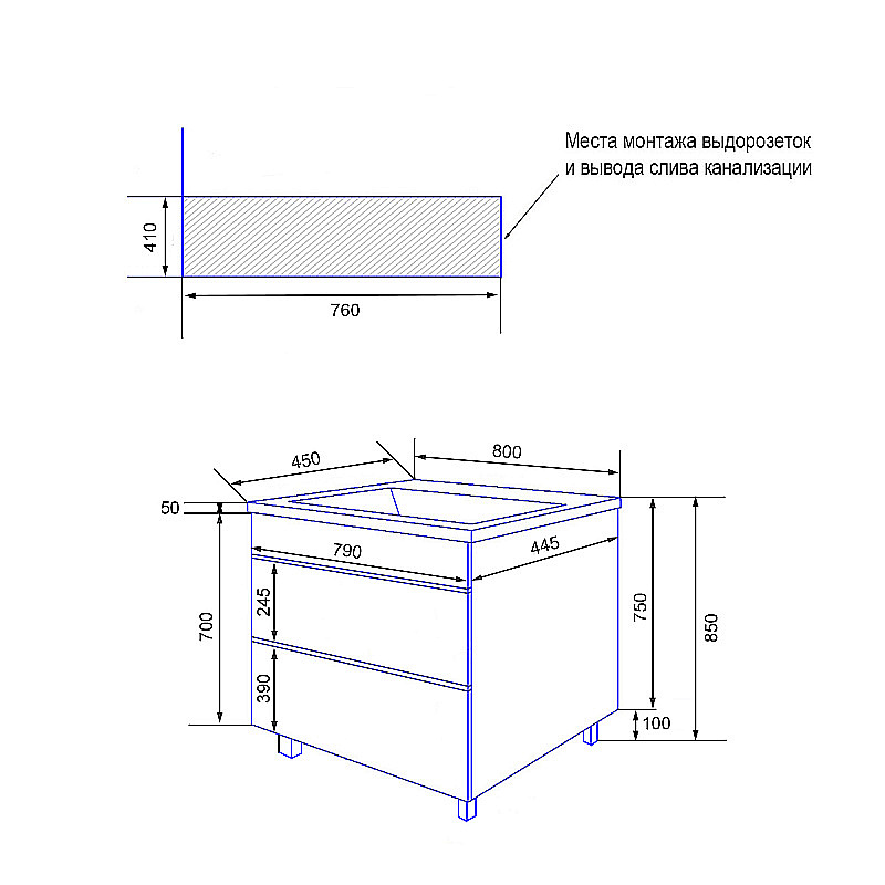 Инсталляция для унитаза Azario AZ-8010-1000 купить в интернет-магазине сантехники Sanbest