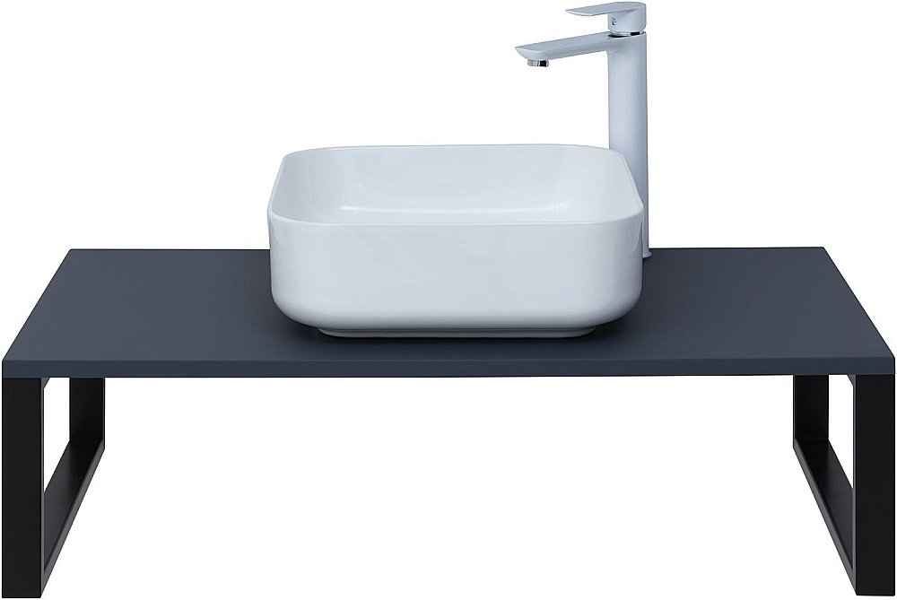 Столешница для раковины Aquanet Арт 90 маренго для ванной в интернет-магазине сантехники Sanbest