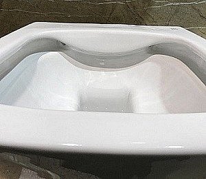 Унитаз подвесной CeramaLux 5171MW белый матовый, безободковый, с крышкой микролифт купить в интернет-магазине Sanbest