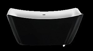 Ванна акриловая Lagard Meda lgd-mda-ba 170х78 белая,черная купить в интернет-магазине Sanbest