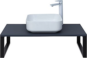 Столешница для раковины Aquanet Арт 90 маренго для ванной в интернет-магазине сантехники Sanbest