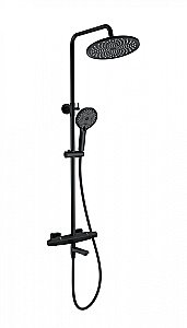 Душевая система с термостатом WONZON & WOGHAND NEO, Черный матовый (WW-B3046-A1-MB) купить в интернет-магазине сантехники Sanbest