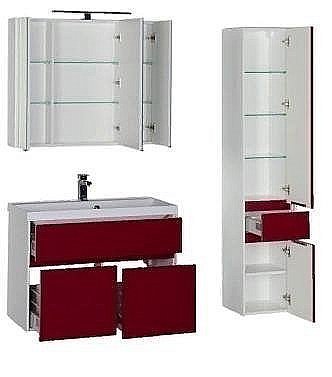 Тумба с раковиной Aquanet Латина 90 для ванной в интернет-магазине Sanbest