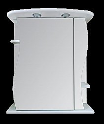 Зеркальный шкаф Misty Лиана 65 белый правое купить в интернет-магазине сантехники Sanbest