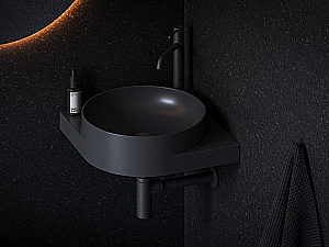 Раковина Ravak Yard XJX0D245000 черный матовый купить в интернет-магазине Sanbest