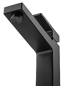 Смеситель для раковины высокий WONZON & WOGHAND CUBE 2.0 WW-88019068-MB черный матовый купить в интернет-магазине сантехники Sanbest