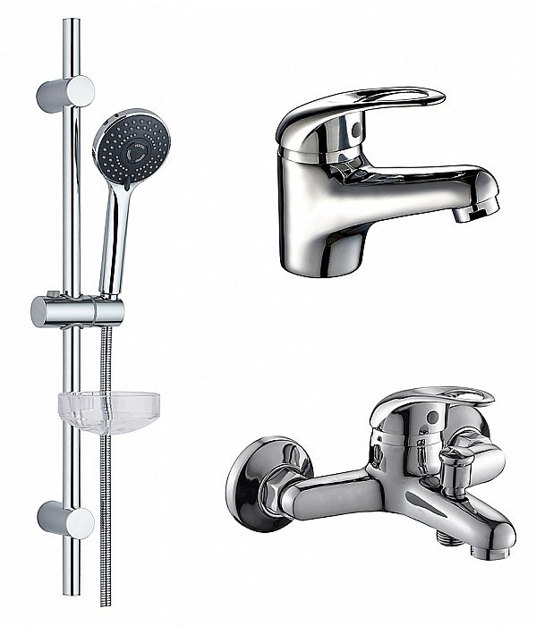 Набор смесителей Agger Move A0631100 хром купить в интернет-магазине сантехники Sanbest