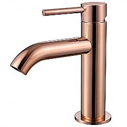 Смеситель для раковины ABBER Wasser Kreis AF8110RG розовое золото купить в интернет-магазине сантехники Sanbest