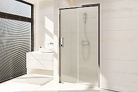 Душевая дверь Royal Bath ACCORD 135 RB HS-C-CH стекло матовое/профиль хром купить в интернет-магазине Sanbest