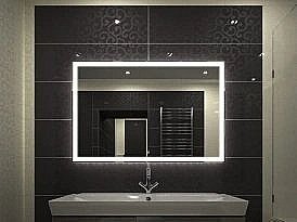 Зеркало Континент Mercury ЗЛП571 80x60 в ванную от интернет-магазине сантехники Sanbest