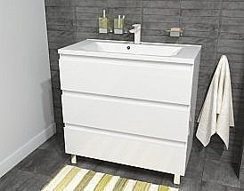 Тумба с раковиной Эстет Bali New 90 для ванной в интернет-магазине Sanbest