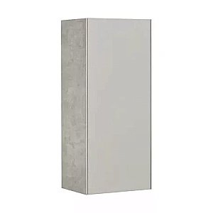 Шкаф подвесной Акватон Сохо 35 серый/галька серая для ванной в интернет-магазине сантехники Sanbest