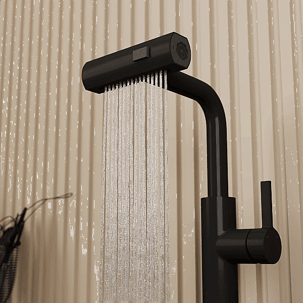 Смеситель для кухни Rush Tinos TI3732-18Black черный матовый купить в интернет-магазине сантехники Sanbest