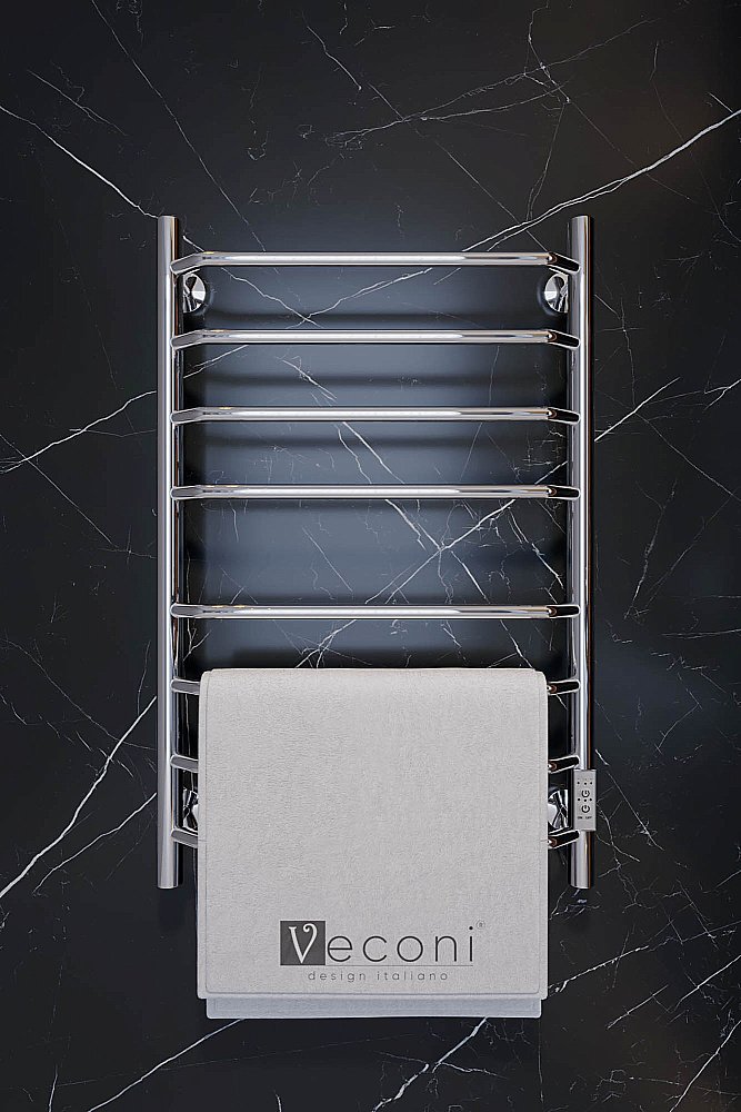 Полотенцесушитель электрический Veconi Cantu-A C8050CH-A хром купить в интернет-магазине сантехники Sanbest