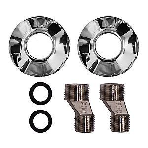 Смеситель для ванны Loranto AVRORA LR30506001 Хром купить в интернет-магазине сантехники Sanbest