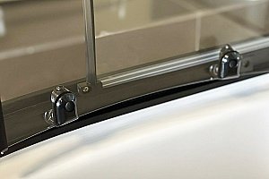 Душевая кабина Royal Bath FATO RB 90HK-T-BL 90 стекло прозрачное/профиль черный купить в интернет-магазине Sanbest