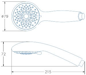 Душевой гарнитур Aquanet AF000-07B купить в интернет-магазине сантехники Sanbest
