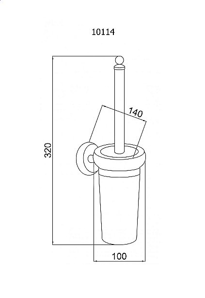 Ершик Boheme Palazzo Bianco 10114 купить в интернет-магазине сантехники Sanbest