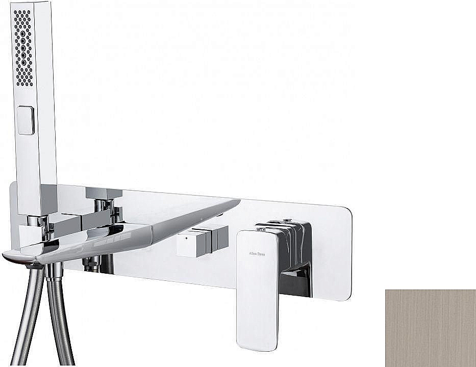 Смеситель для ванны Allen Brau Infinity 5.21007-BN никель брашированный купить в интернет-магазине сантехники Sanbest