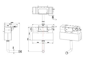 Бачок скрытого монтажа Burlington F6CC купить в интернет-магазине сантехники Sanbest