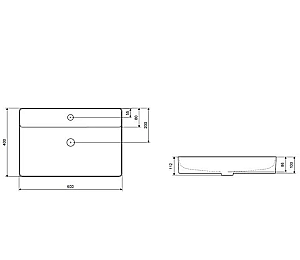 Раковина Excellent Rima 60 CEEX.4901.600.WH белая купить в интернет-магазине Sanbest