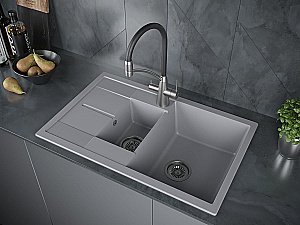 Мойка кухонная Paulmark Feste PM237850-GRM купить в интернет-магазине сантехники Sanbest