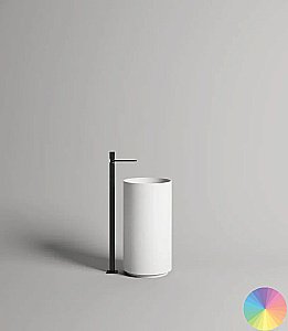 Раковина напольная Salini ARMONIA 01 130111GF 45 из искусственного камня S-Sense, глянцевая, цвет по RAL полностью купить в интернет-магазине Sanbest