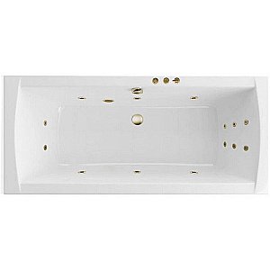Ванна акриловая Excellent Aquaria Lux Slim SMART WAEX.AQU18S.SMART.BR 180x80 белая с гидромассажем купить в интернет-магазине Sanbest