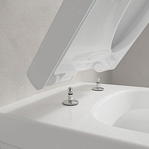 Унитаз подвесной Villeroy&Boch Architectura 4694HR01 альпийский белый, безободковый, с крышкой микролифт купить в интернет-магазине Sanbest