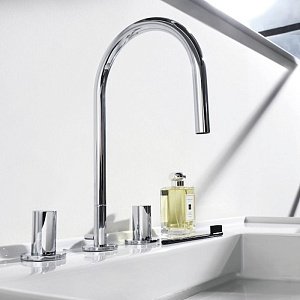 Смеситель для раковины Laufen Kartell 3.1233.3.004.220.1 купить в интернет-магазине сантехники Sanbest