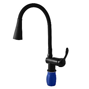 Смеситель для кухни Rav-Slezak Labe L008.5/13CMAT черный матовый купить в интернет-магазине сантехники Sanbest