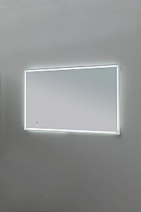 Зеркало Aquanet Оптима 288968 120 белый матовый в ванную от интернет-магазине сантехники Sanbest