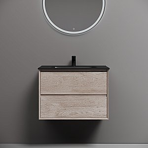 Тумба с раковиной Sancos Marmi 2.0 70 MR2.070EG дуб галифакс натуральный для ванной в интернет-магазине Sanbest