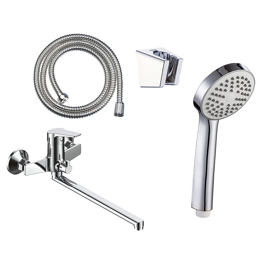 Смеситель для ванны Loranto INESSA LR90287000 Хром купить в интернет-магазине сантехники Sanbest