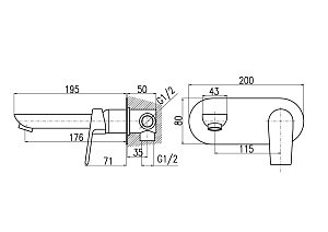 Смеситель для раковины Rav-Slezak COLORADO CO235CMAT купить в интернет-магазине сантехники Sanbest