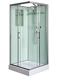Душевая кабина WeltWasser WW500 LAINE XL 1001 профиль матовый хром/стекло прозрачное купить в интернет-магазине Sanbest