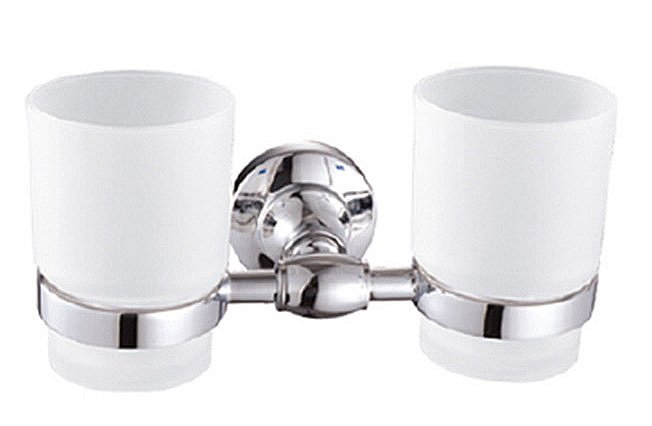 Стакан для зубных щеток CeramaLux Bianco 52003 хром купить в интернет-магазине сантехники Sanbest