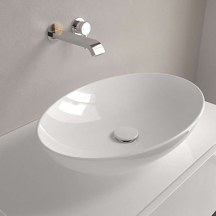 Раковина Villeroy&Boch Loop & Friends 4A470101 альпийский белый купить в интернет-магазине Sanbest