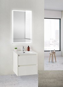 Тумба с раковиной BelBagno KRAFT 39-2C SO 50 Cemento Grigio для ванной в интернет-магазине Sanbest